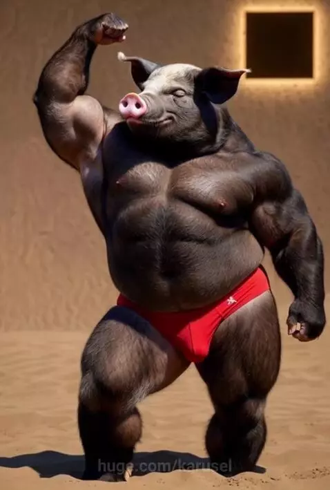 piglet dancing by karusel