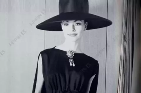 Couture Fashion animated with Ai. Balenciaga 1950s Audrey Ha... by karusel