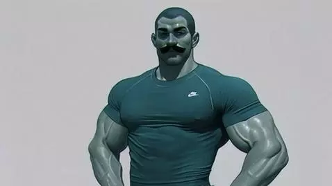 Handsome avatar wears Nike by karusel