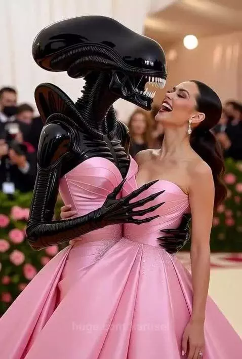 Alien Kiss MET gala by karusel