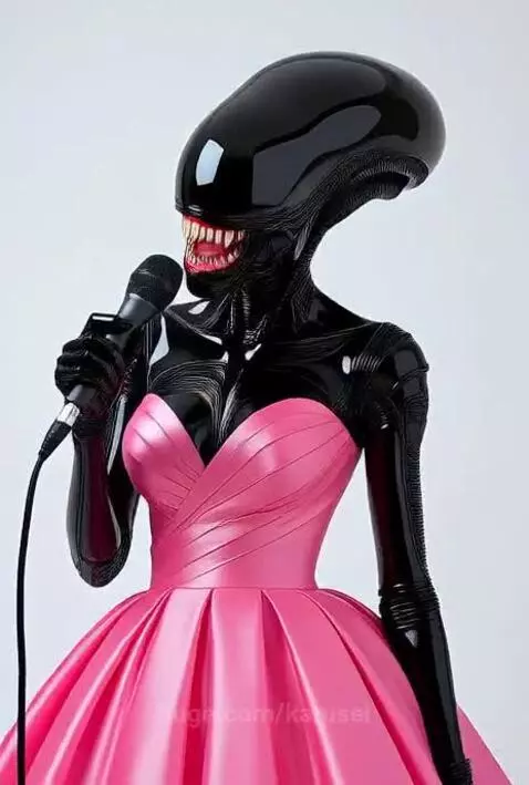 Alien singing contest by karusel
