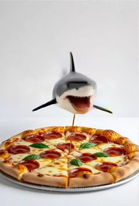 Shark pizza by karusel