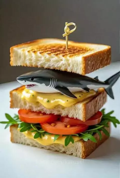 Shark sandwich spicy by karusel