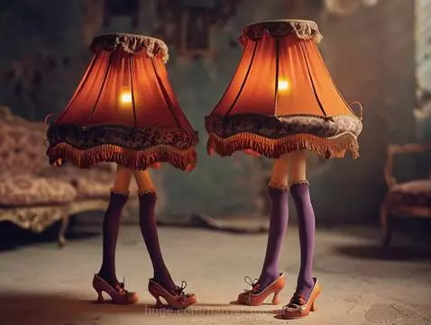 Dancing lampshades by harriet-moser