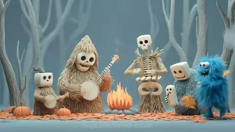 Halloween Monsters by harriet-moser