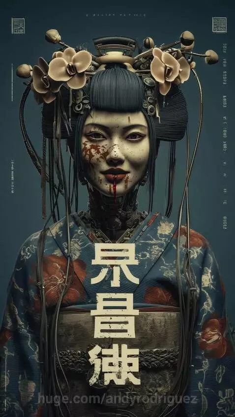 Gueishas Revenge by andyrodriguez
