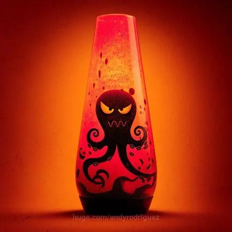 Lava Lamp Monster by andyrodriguez