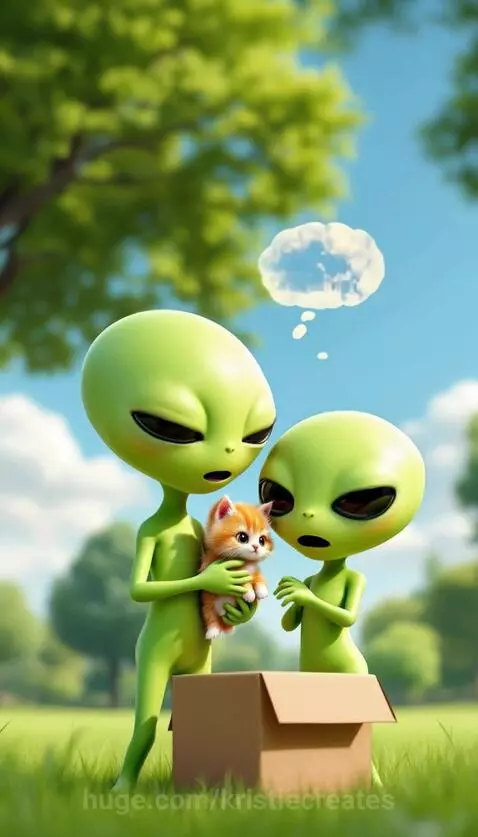 👽📦🐈😄 by kristiecreates