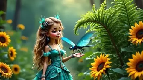 👸🌿Me as a Miniature Princess in a Ferny Forest Befriending... by kristiecreates