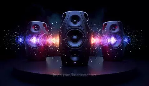 🔊 What your eyes hear when the beat drops by kristiecreates