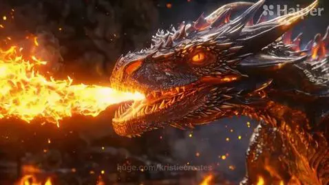 🐉🔥No Roar. Just Ruin. 🔥🐉 by kristiecreates