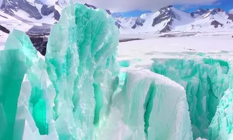 Glacier Drone Flight by kristiecreates
