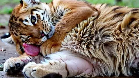 Baby tiger by cindy46