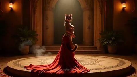 Voluptuous Tabby Cat Belly Dance | Ultra-Real 9:16 Cinematic... by mistrprompt