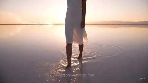 Salt-Flat Sunflare Hair Flip ✨ | Mirror World 4K #Shorts by mistrprompt