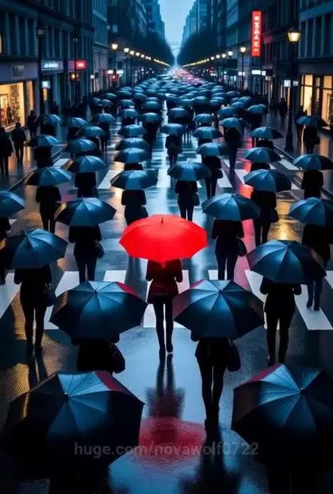 The red umbrella... by novawolf0722