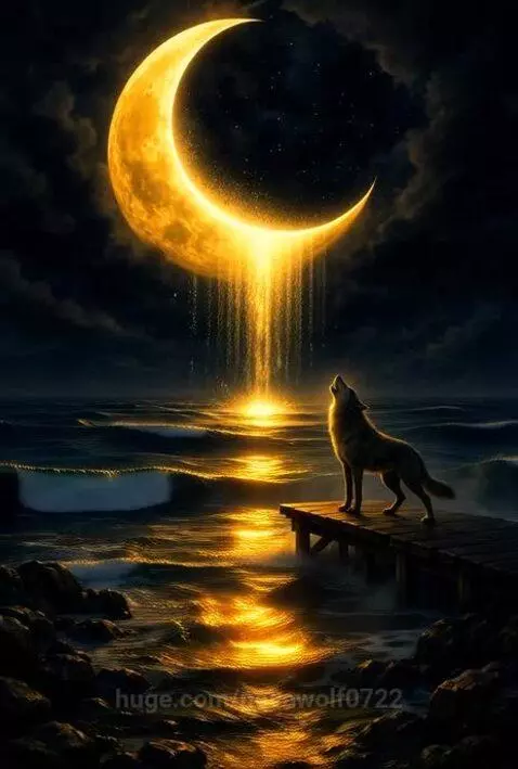 Crying Moon! by novawolf0722