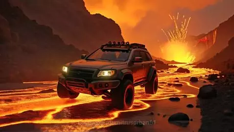 Driving on melting lava by dumitruserban61