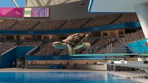 Turtle Dive by foldingend