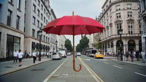 Umbrella Walk by foldingend