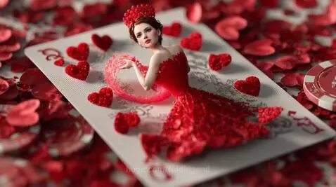 Queen Of Hearts by foldingend