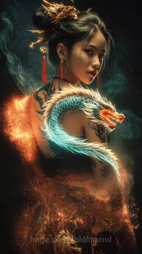 Dragon Lady by foldingend