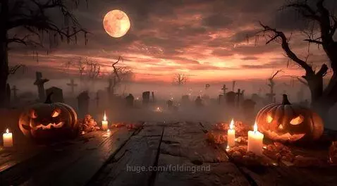 Zombie Wishing You a Happy Halloween by foldingend