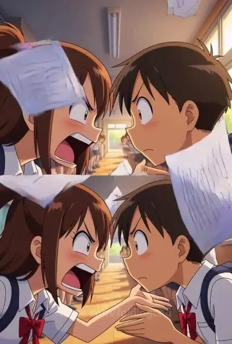 School Drama by foldingend