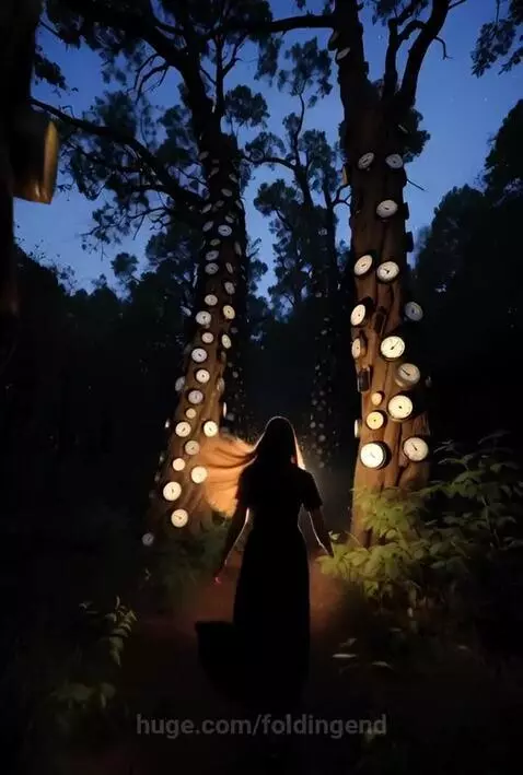 Forest of Clocks by foldingend