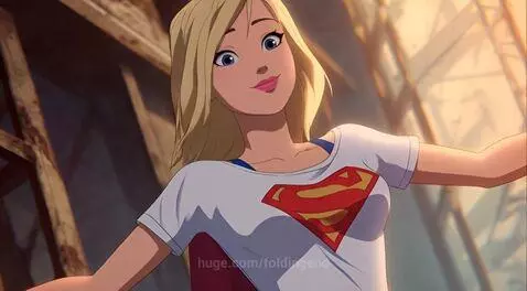 Supergirl Animated by foldingend