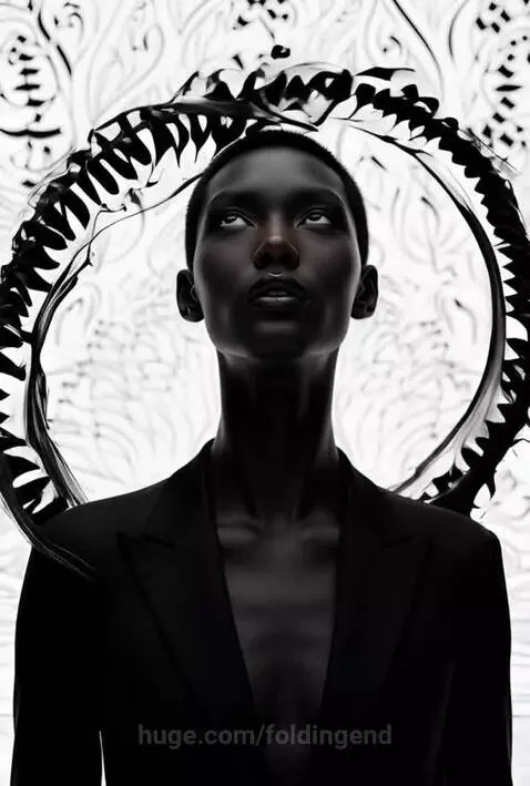 Spiral by foldingend