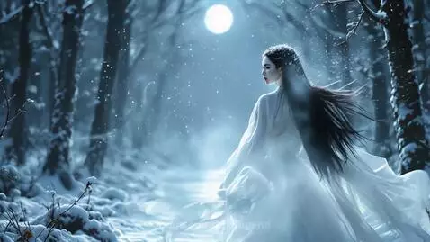 Snow Woman by foldingend