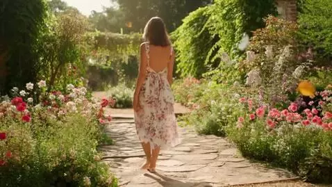 A Walk In The Garden by foldingend