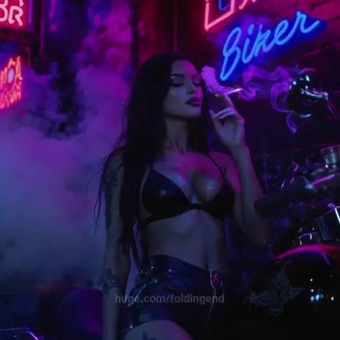 She Is  Smoking Hot by foldingend