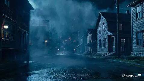 The Town At Night by foldingend