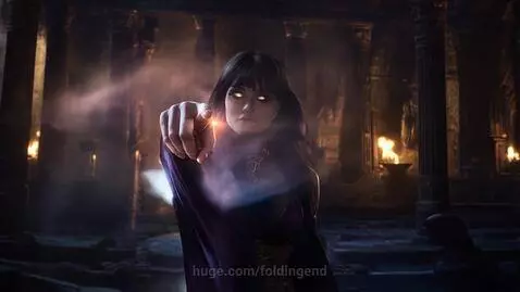 Sorceress by foldingend
