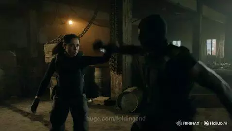 Warehouse fight scene by foldingend
