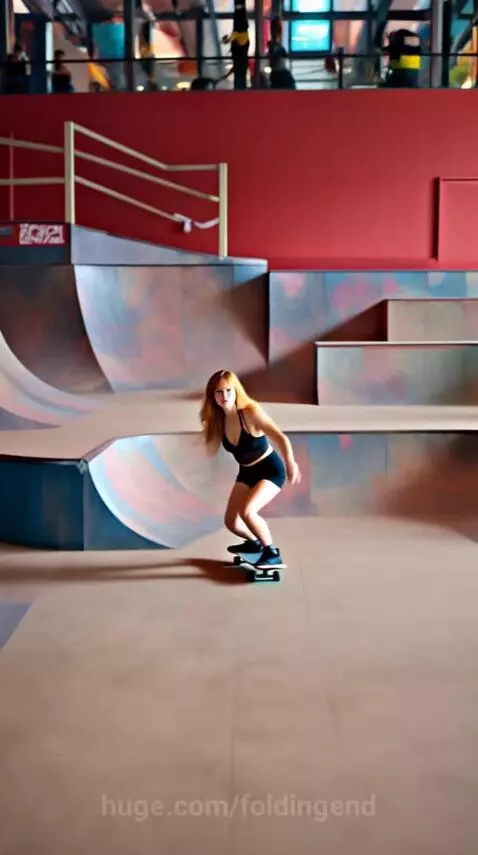 Skateboarding by foldingend