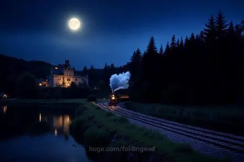 Late Night Train by foldingend