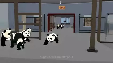 Panda prison break by slimdaddy231