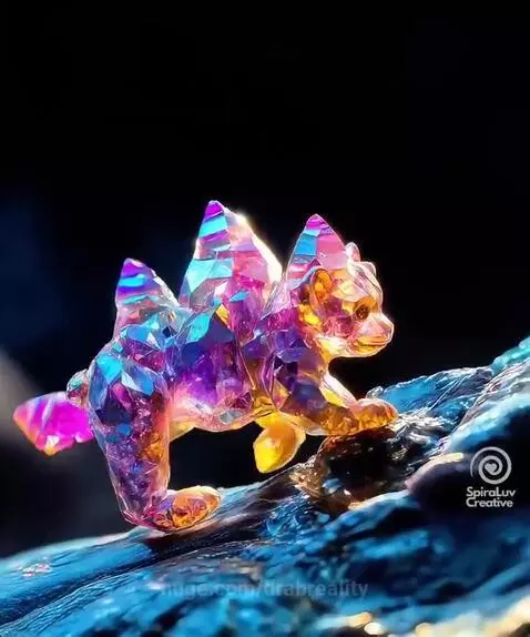 crystal dog by drabreality