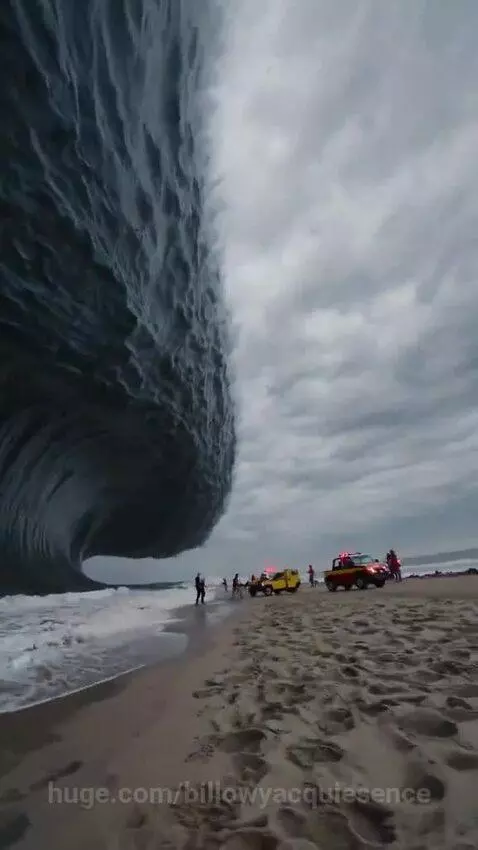 tsunami by billowyacquiesence