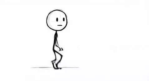 Where is it walking by someone