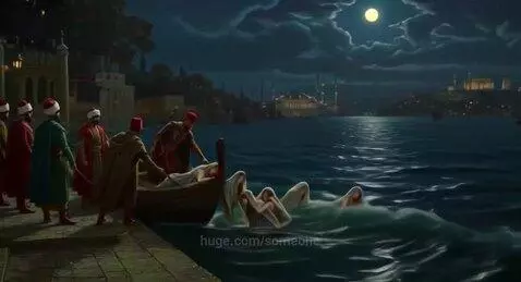 280 tied with stone and then thrown into river by Sultan of ... by someone
