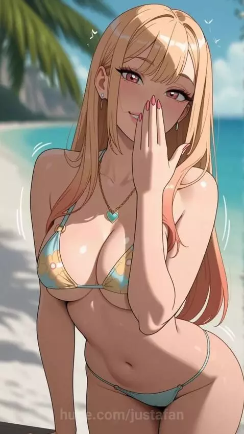 Marin on the beach by justafan