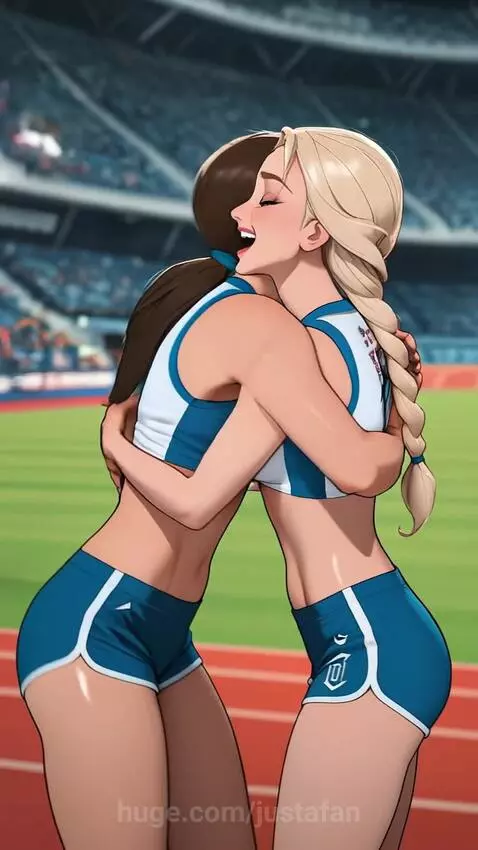 Lara & Elsa celebrate by justafan