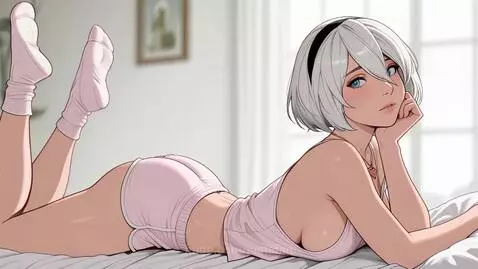 Bored 2B by justafan