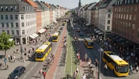 Busy Copenhagen by executeai