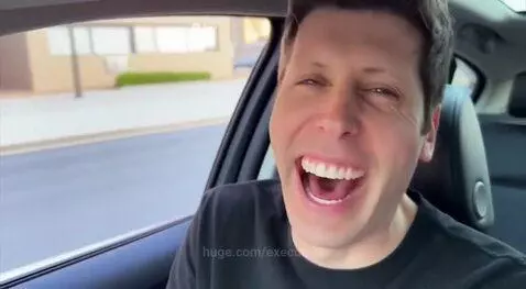 Sam Altman and the Skateboard Cat by executeai