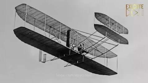First flight 1903 Brothers Wright by executeai